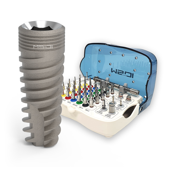 75 Spiral Implants + abutments + Stopper surgical kit 75 Spiral Implants + abutments + Stopper surgical kit